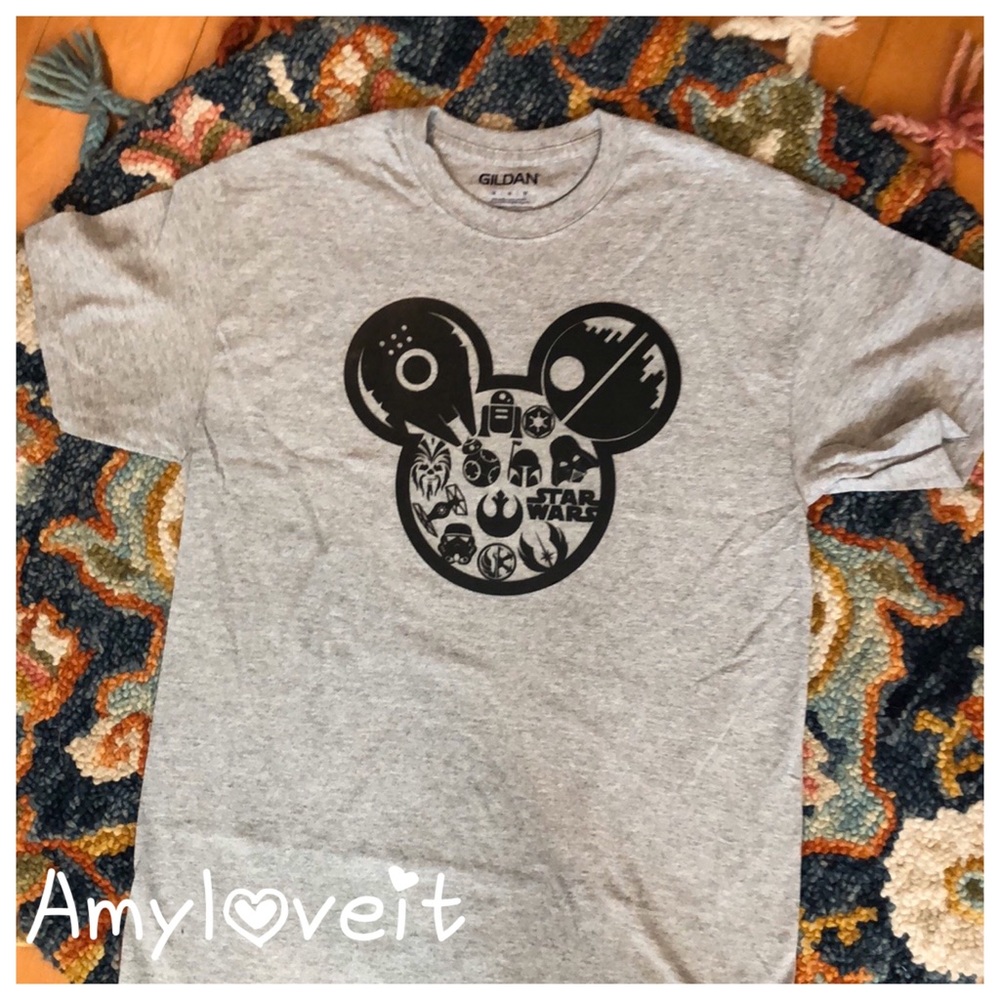 Star Wars Mickey Mouse Graphic T-Shirt